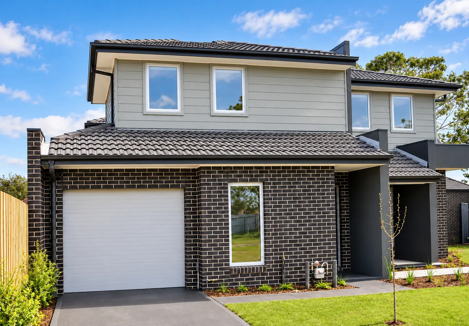 Modern Charcoal Brick Multi-Unit Development